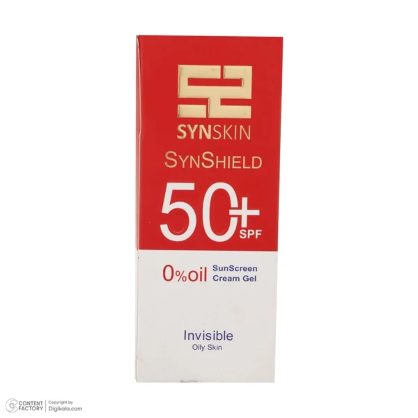 ژل کرم ضد آفتاب ساین اسکین مدل Syn Shield با SPF50 مناسب پوست چرب حجم 50 میلی لیتر - Image 2