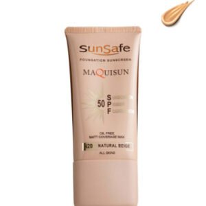 ضد آفتاب سان سیف کرم پودری و پرایمری مکیسان با SPF50 رنگی